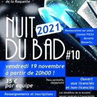 Infos: soirée organisée par votre club 👌