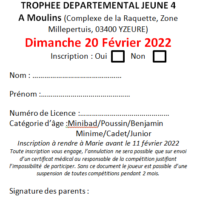 Fiche d'inscription TDJ 4 Moulins 20/02/2022
