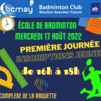 ÉCOLE DE BADMINTON :