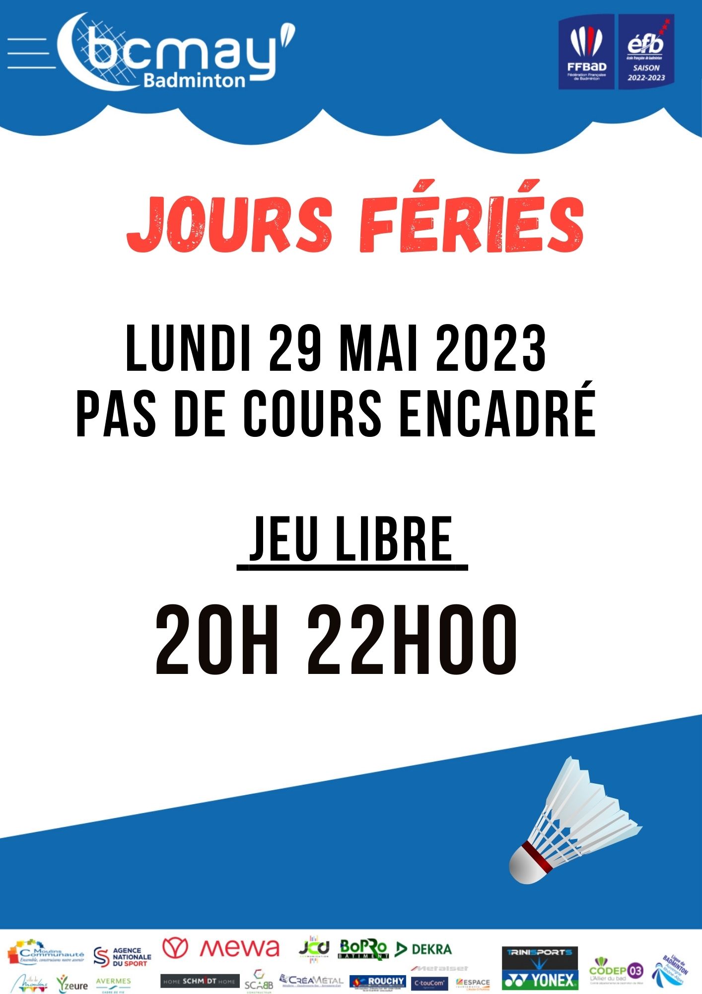 LUNDI DE PENTECOTE HORAIRE:
