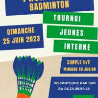 Inscriptions au tournoi interne du BCMAY jeunes