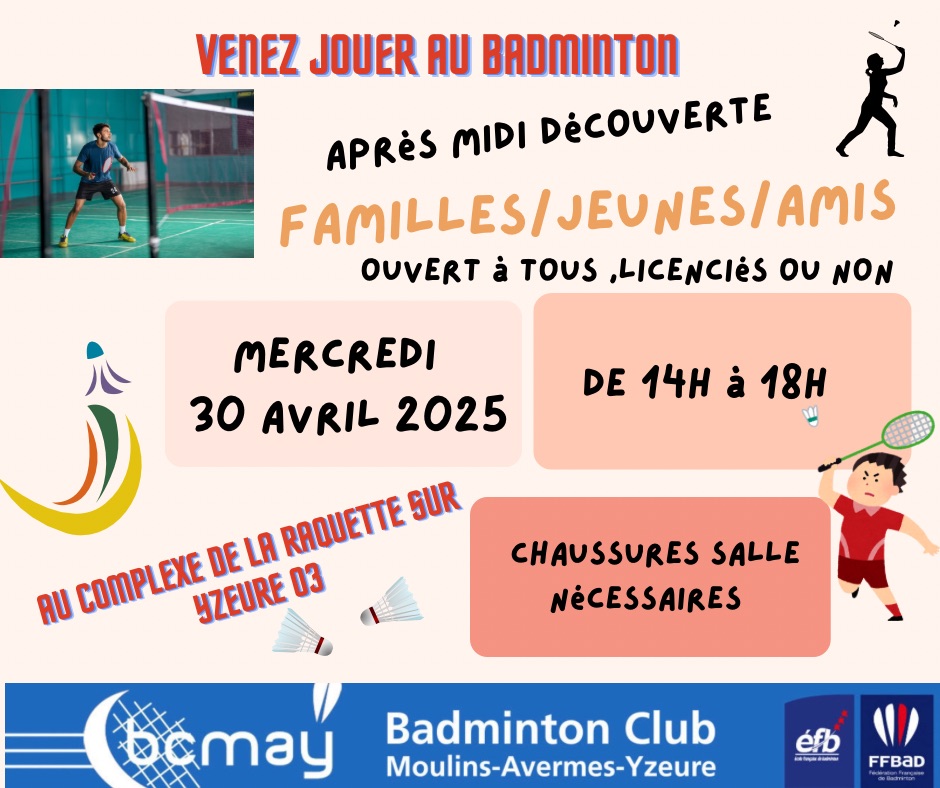après midi découverte mercredi 30 avril 2025