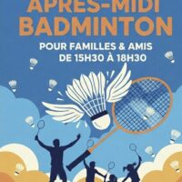 Vendredi 2 janvier 2026 après midi badminton