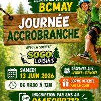 Sortie de fin d'année pour les jeunes licenciés du club bcmay